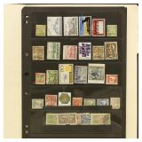 US & Worldwide Stamps on Pages, small Mint US Coll