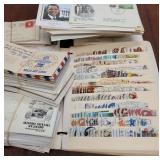 US Stamps and Covers, a few thousand Used 20th cen