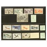France Stamps #C23//C36 Mint H/NH Group on Vario P