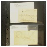 US Stampless Covers 1794 Cover with Baltimore MD h