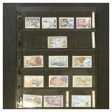 Monaco Airmail & Airplane Topical Stamps collectio