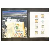 US Stamps 1870s-1980s on mix of pages - includes a