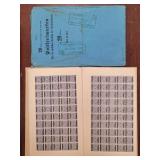 Germany Stamps #O156 Sheets in original transmitta