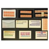 US Stamps Prexie Varieties, mostly coils showing p