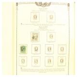 US Stamps 1870s-1980s Used collection in Minkus Al