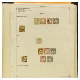 Germany Stamps 1872-1977 Used collection on old pa