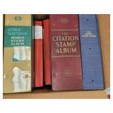 Worldwide Stamps, thousands in albums in bankers b