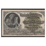Ephemera "Handel" Columbian Exposition Ticket, bri