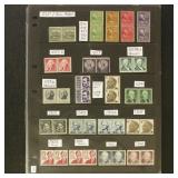 US Stamps Line Pairs and Plate Number Strip Collec