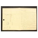 1840 Brazil to US Stampless Cover, folded letter c