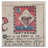 Babe Ruth 1927 Rinkydink Baseball Stamp, exceeding
