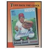 1990 Topps "Turn Back the Clock" Johnny Bench Sign