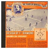 1939 Wheaties "100 Years of Baseball" set of 8 pan