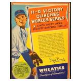 Wheaties Hand Cut Baseball Cards 25+ different, ma