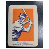 1952 Wheaties Stan Musial Baseball Card Hand-Cut B