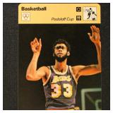1977 Kareem Abdul-Jabbar Sportscaster Basketball C