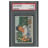 Don Mueller 1951 Bowman Baseball Card #268 PSA Gra