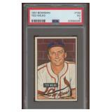 Ted Wilks 1951 Bowman Baseball Card #193 PSA Grade