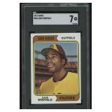 Dave Winfield Rookie 1974 Topps Baseball Card Grad