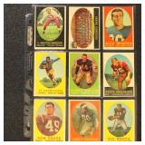 1958 Topps Football Card , 26 different in 9 sleev