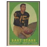 1958 Topps Bart Starr #66 Football Card, Hall of F