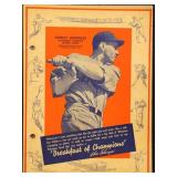 Wheaties Charles Gehringer Hand Cut group with two
