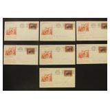 US Stamps #651 First Day Covers with Roessler Cach