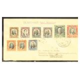 Chile Stamps Zeppelin Cover, with handstamps/marki