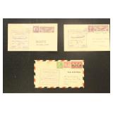 US Stamps 3 USS Akron Covers, 1932 Tactical Traini