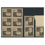 US Stamps #893 group of 9 Mint NH examples, includ