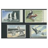 US Federal Duck Stamps Mint Hinged on card
