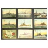 US Ships & Navy Postcards, mostly early 20th centu