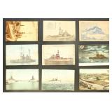 US Ships & Navy Postcards, mostly early 20th centu