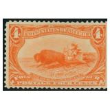 US Stamp #286 Mint HR with corner crease CV $110