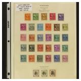 US Stamps #803-834 Mint Hinged 1938 Prexies set