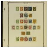 Prussia German States Stamps collection on page, m