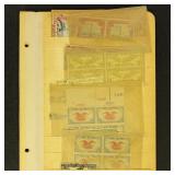 US Back of Book Stamps 1890s-1840s plus some regul