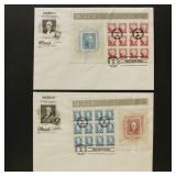 US Stamps Large Sized First Day Covers mostly with