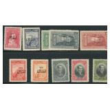 Turkey Stamps #648-658 Mint HR 1927 Exhibition set