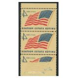 US Stamps #1132 Mint NH EFO Strip of 3 with incred