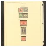 US Stamps Mint & Used on mix of pages, variety of