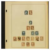 US Stamps 1850s-1860s Used Group of 1 & 3 Cent Iss