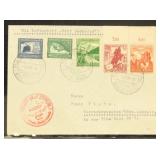 Germany Stamps Zeppelin Cover, with handstamps/mar