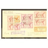 Germany Stamps Zeppelin Cover, with handstamps/mar