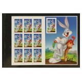 US Stamps #3138 Mint NH VF Bugs Bunny Imperf Souve