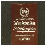 Cigar Band Salesman Sampler with original Cover, 1