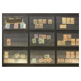 Peru Stamps Used & Mint on stockcards with duplica