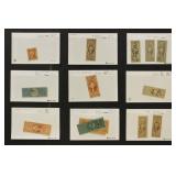 US Stamps Tobacco Stamps Accumulation, in glassine