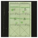 US Cigarette Tax Paid Stamps with identifications