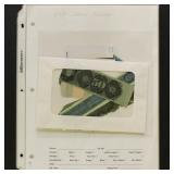 US Cigarette & Tobacco Tax Paid Stamps on pages, l